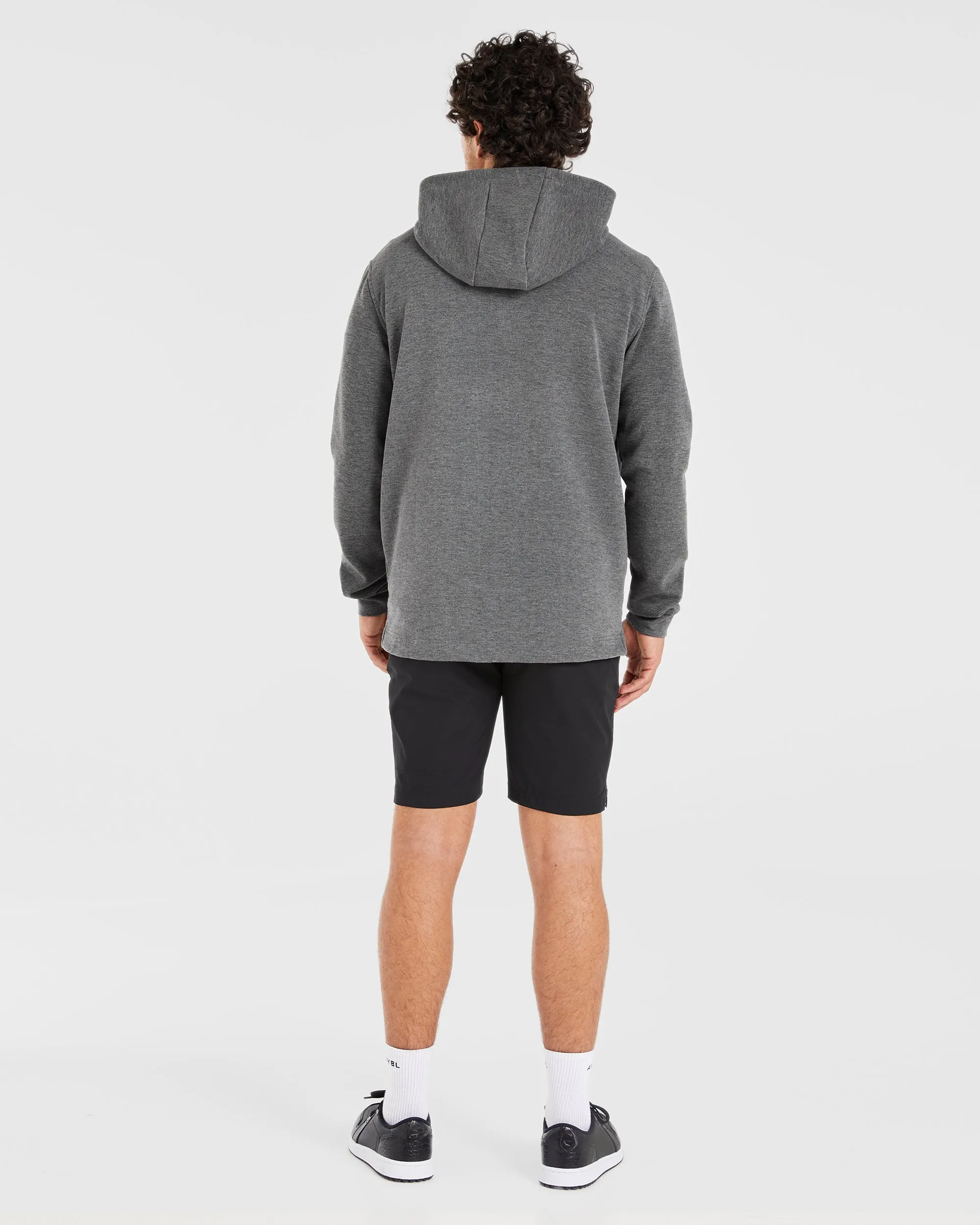 Performance Lightweight Hoodie - Charcoal Marl Winter Energy