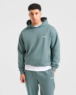 Essential Oversized Hoodie - Dusty Blue Regular Fit