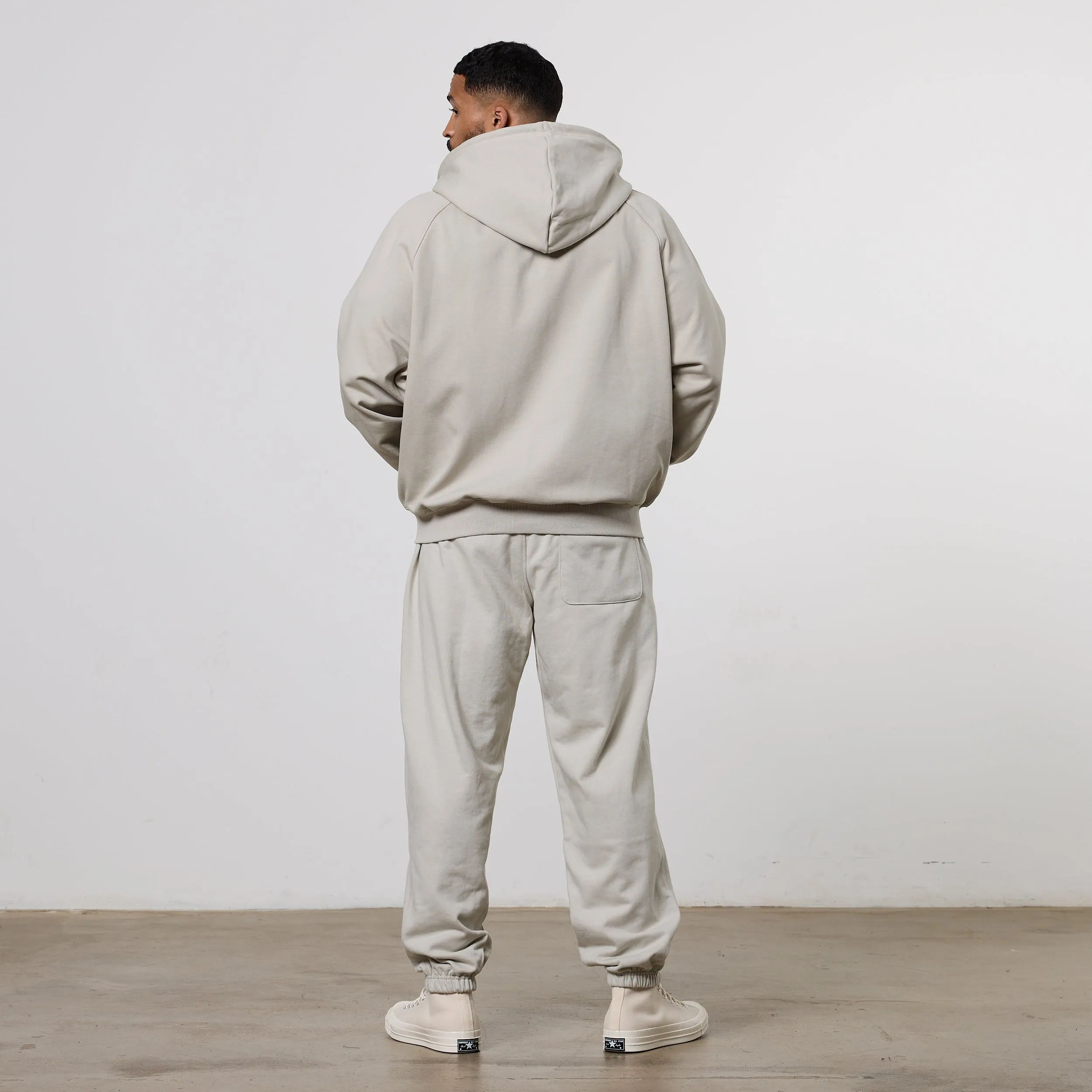 Vanquish Essential Stone Oversized Boxy Hoodie Impala like Yoga wear
