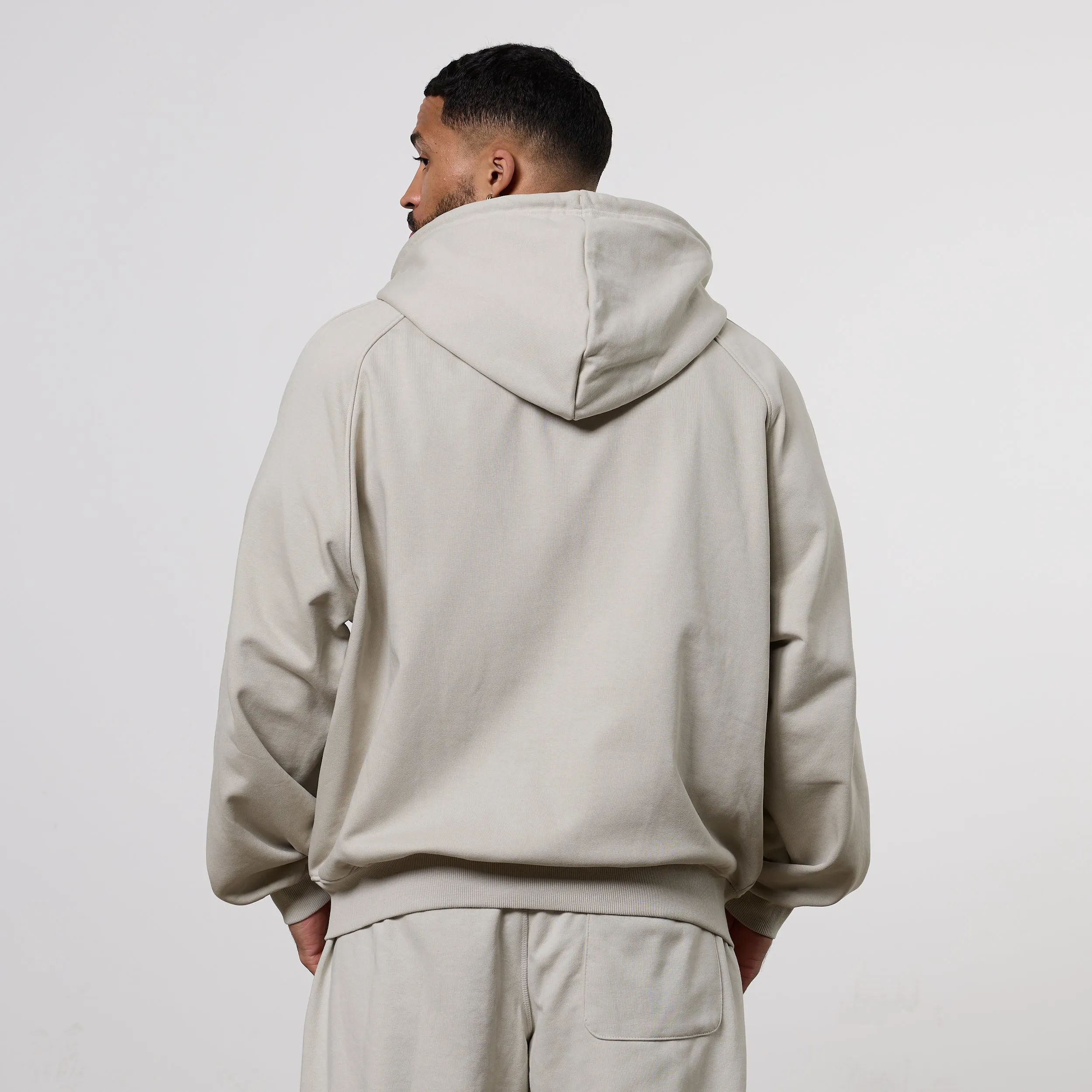 Tailored Fit Vanquish Essential Stone Oversized Boxy Hoodie