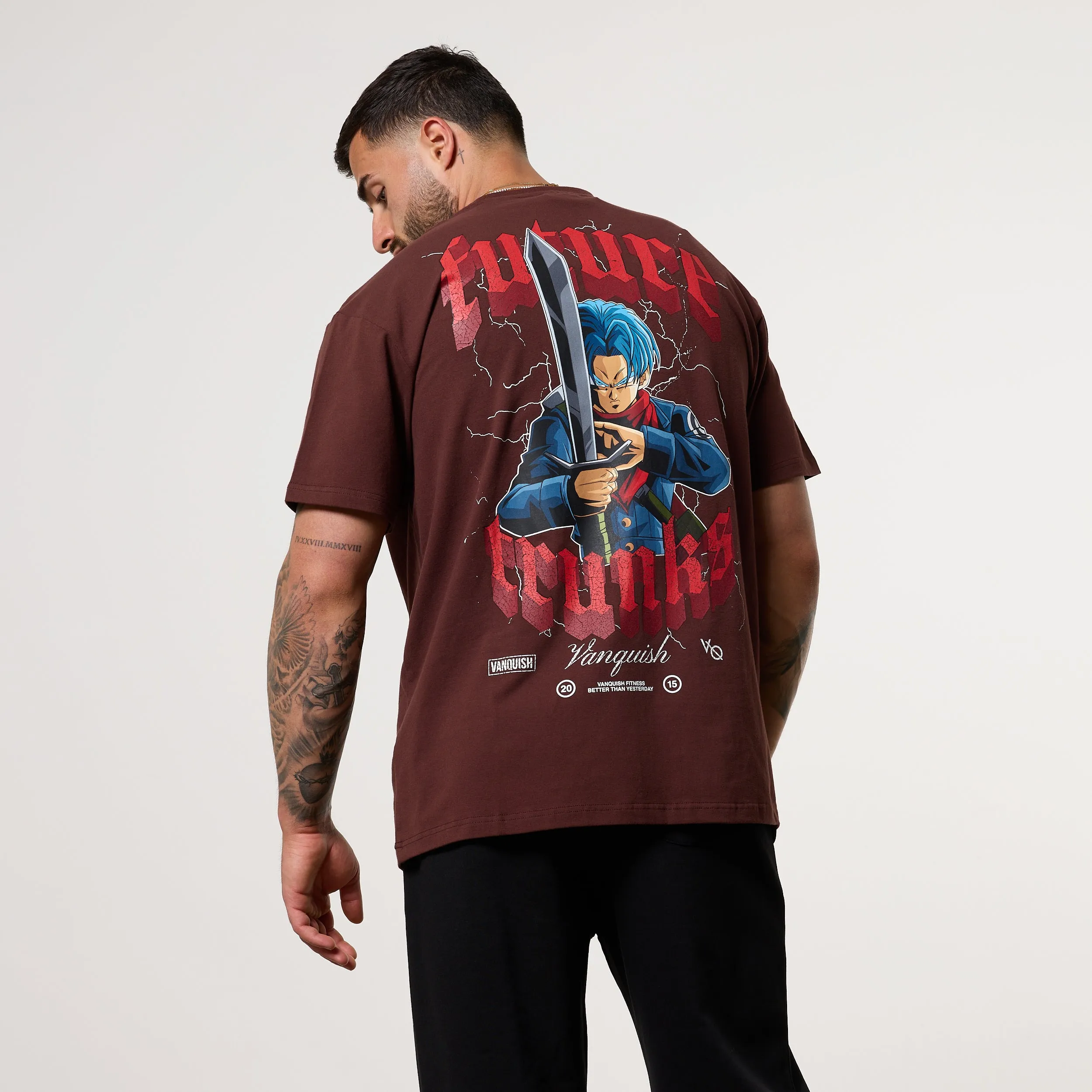 Vanquish DBS Trunks Brown T-Shirt Urban Fashion Look