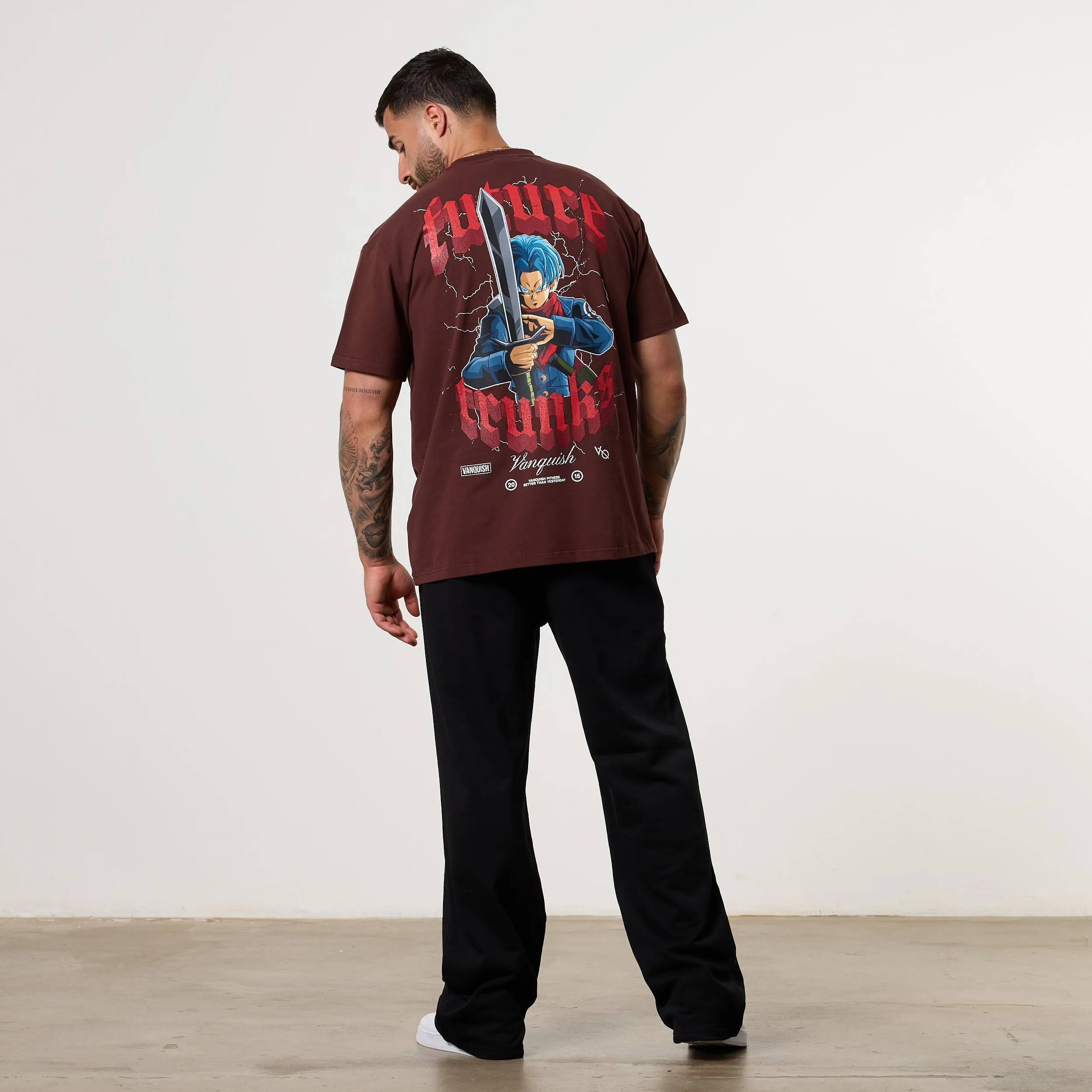 Temperature Control Fabric Vanquish DBS Trunks Brown T-Shirt