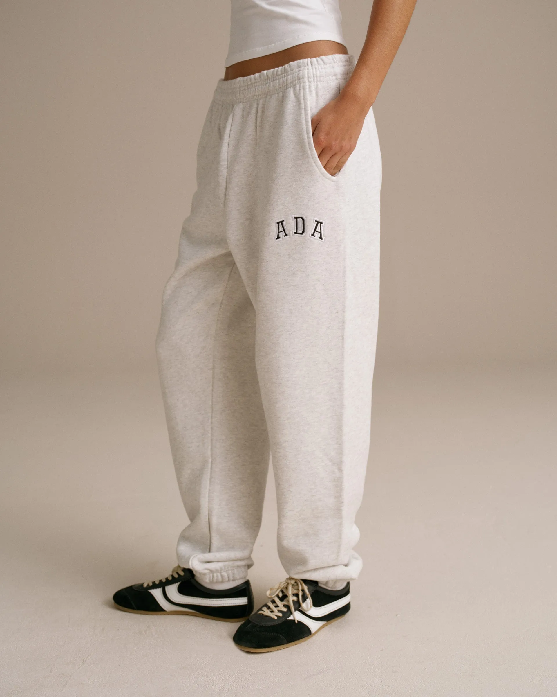 ADA Sweatpants - Light Grey Melange Training Comfort