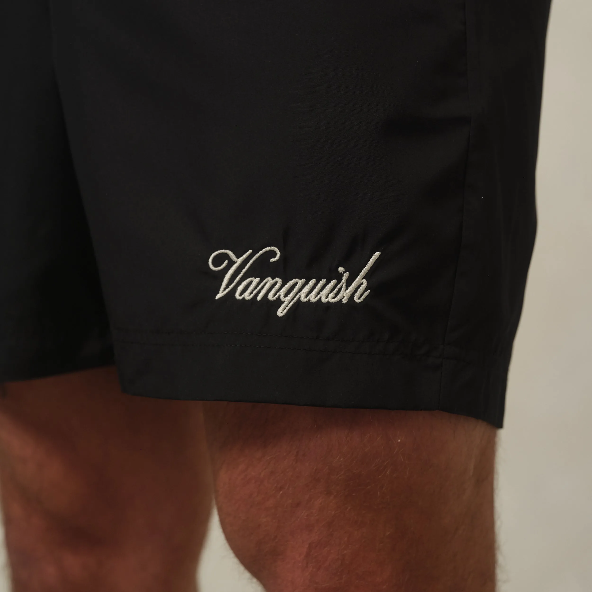 Vanquish Off Season Black Swim Shorts Machine washable