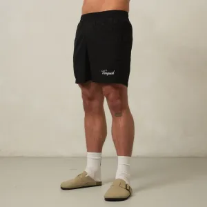 Zero Chafe Construction Vanquish Off Season Black Swim Shorts