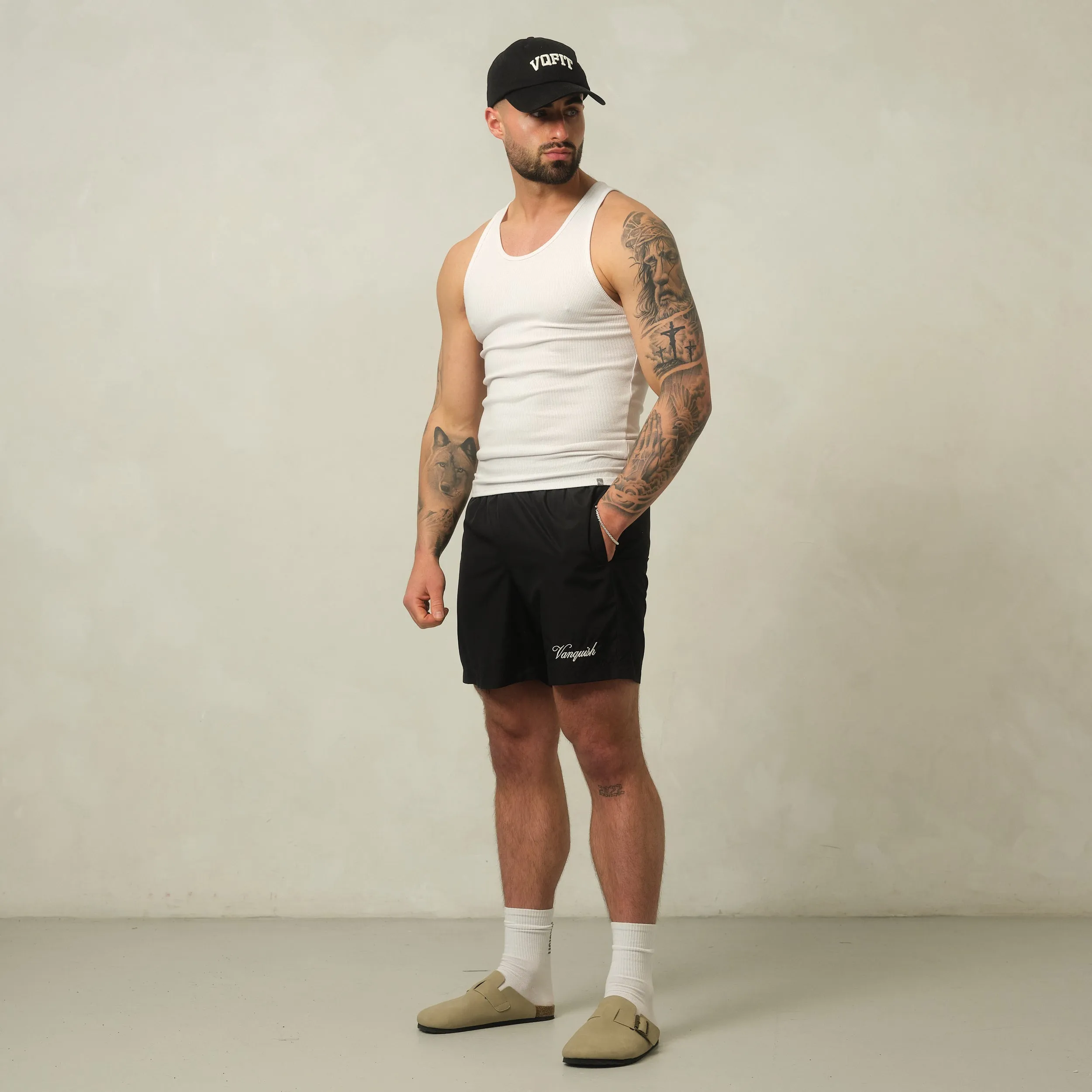 Vanquish Off Season Black Swim Shorts hypoallergenic material