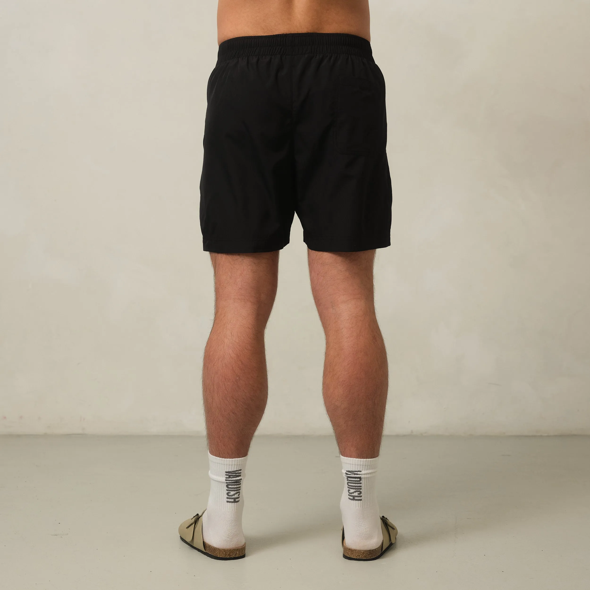 Tailored Design Flex Fit Design Vanquish Off Season Black Swim Shorts