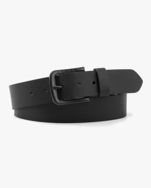 Levi's? Seine Metal Leather Belt - Black Weekend Warrior Festival Outfit Smooth Must Have Wear