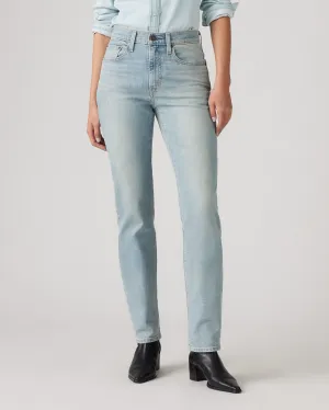 Outfit Combo Beach Day Breathable Levi's? Womens 724 High Rise Straight Leg Jeans - Headwinds Ahead