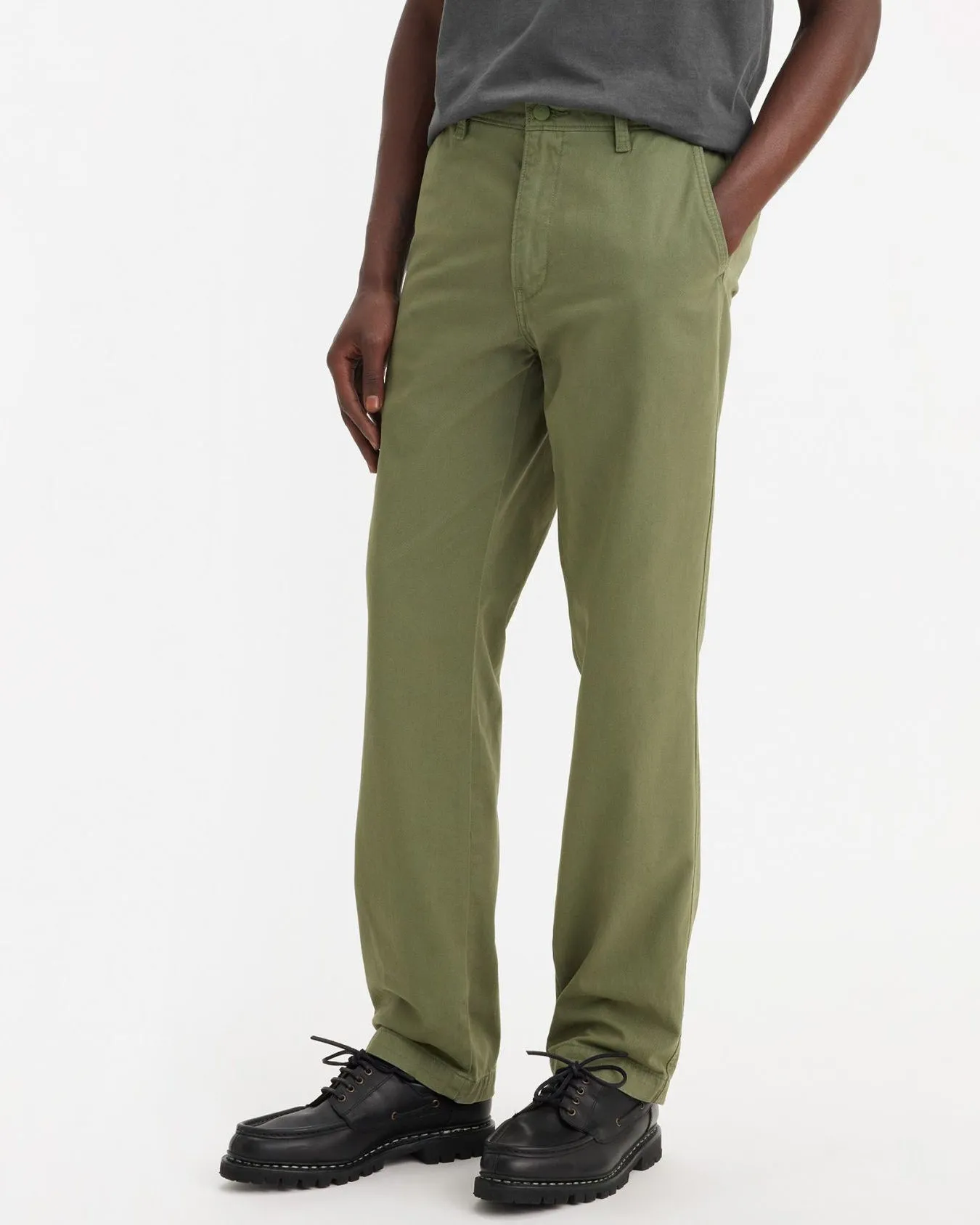 Levi's? XX Chino Authentic Straight Mens Chinos - Four Leaf Clover Soft GD Street Look