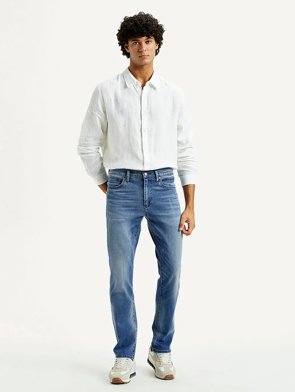 Style Blend Men's Redloop 511 Indigo Slim Fit Mid Rise Jeans