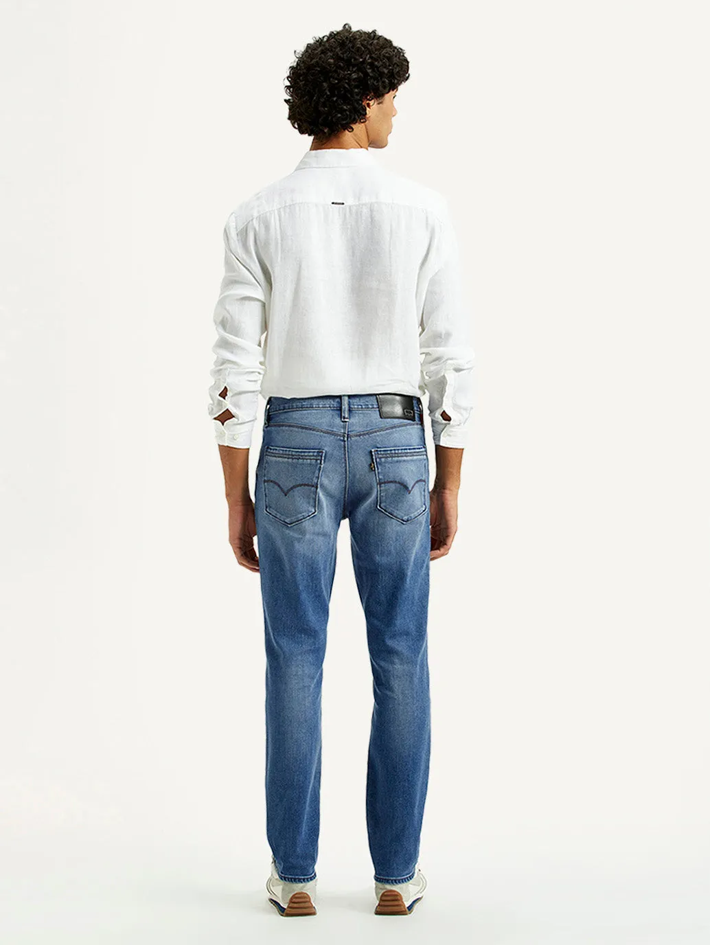 Lightweight Urban Explorer Men's Redloop 511 Indigo Slim Fit Mid Rise Jeans