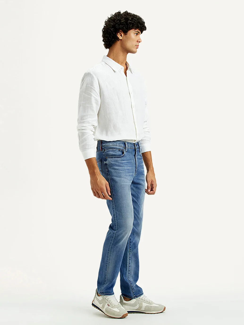 Men's Redloop 511 Indigo Slim Fit Mid Rise Jeans Yearlong Fit