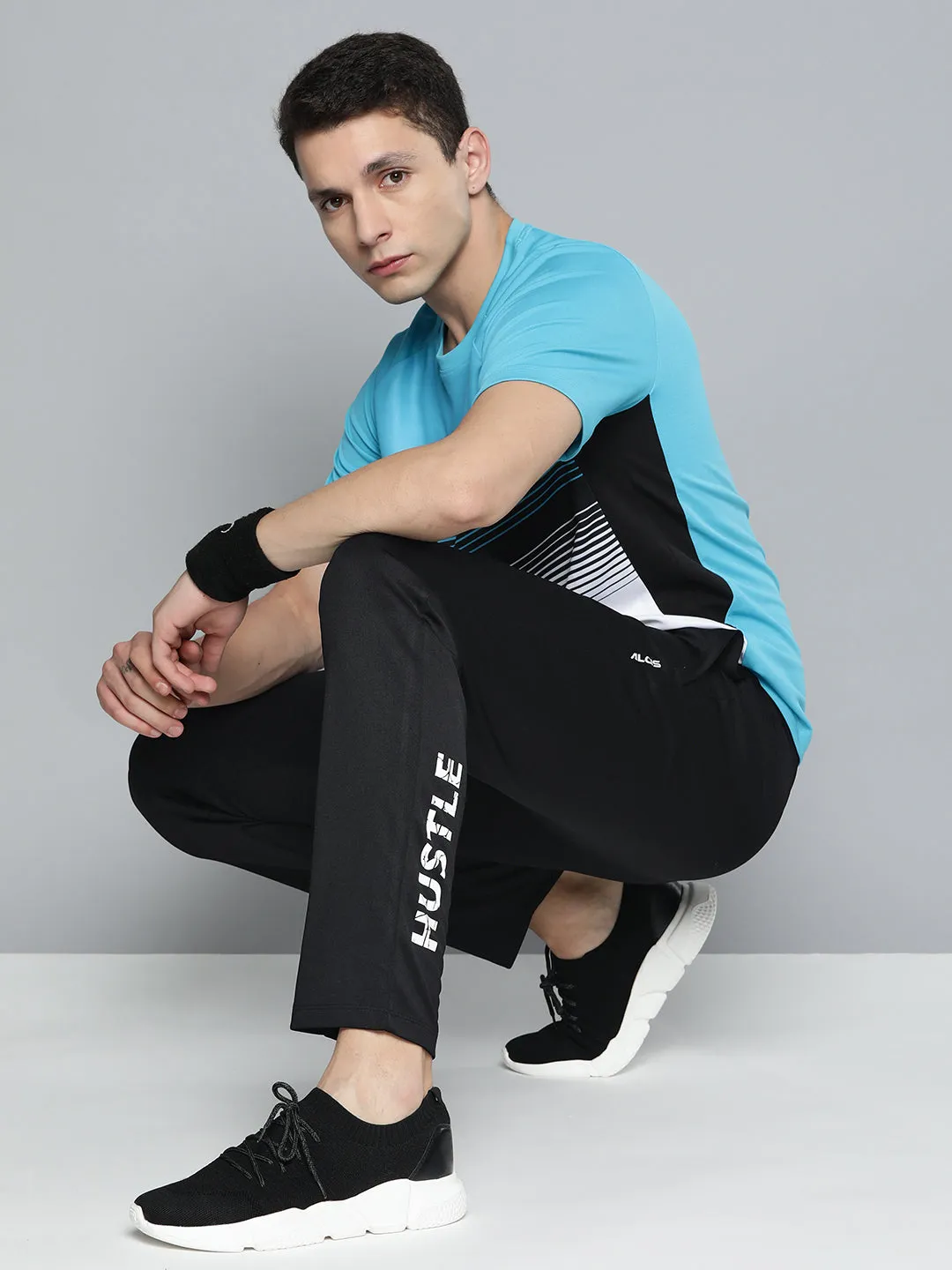 FadeResistantTreatment Alcis Men Printed Drytech  Track Pants
