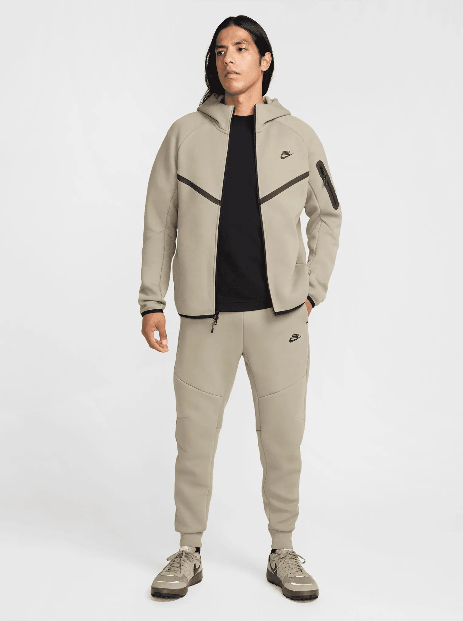 Tech Full-Zip Windrunner Hoodie Soft touch finish Recycled Polyester Blend