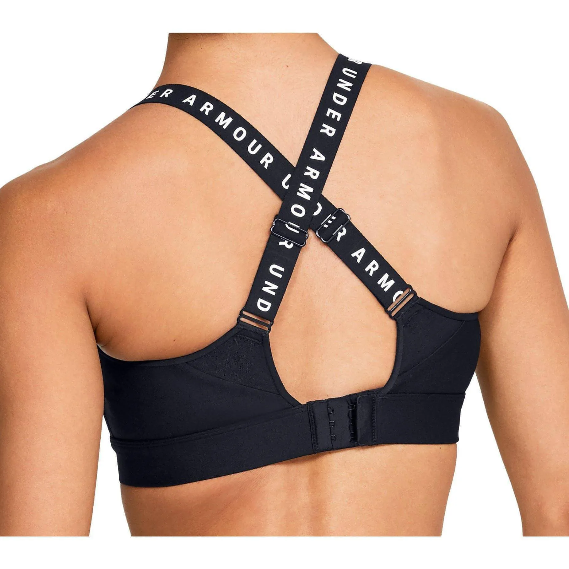 Under Armour Infinity High Womens Sports Bra - Black Invisible stitching seams
