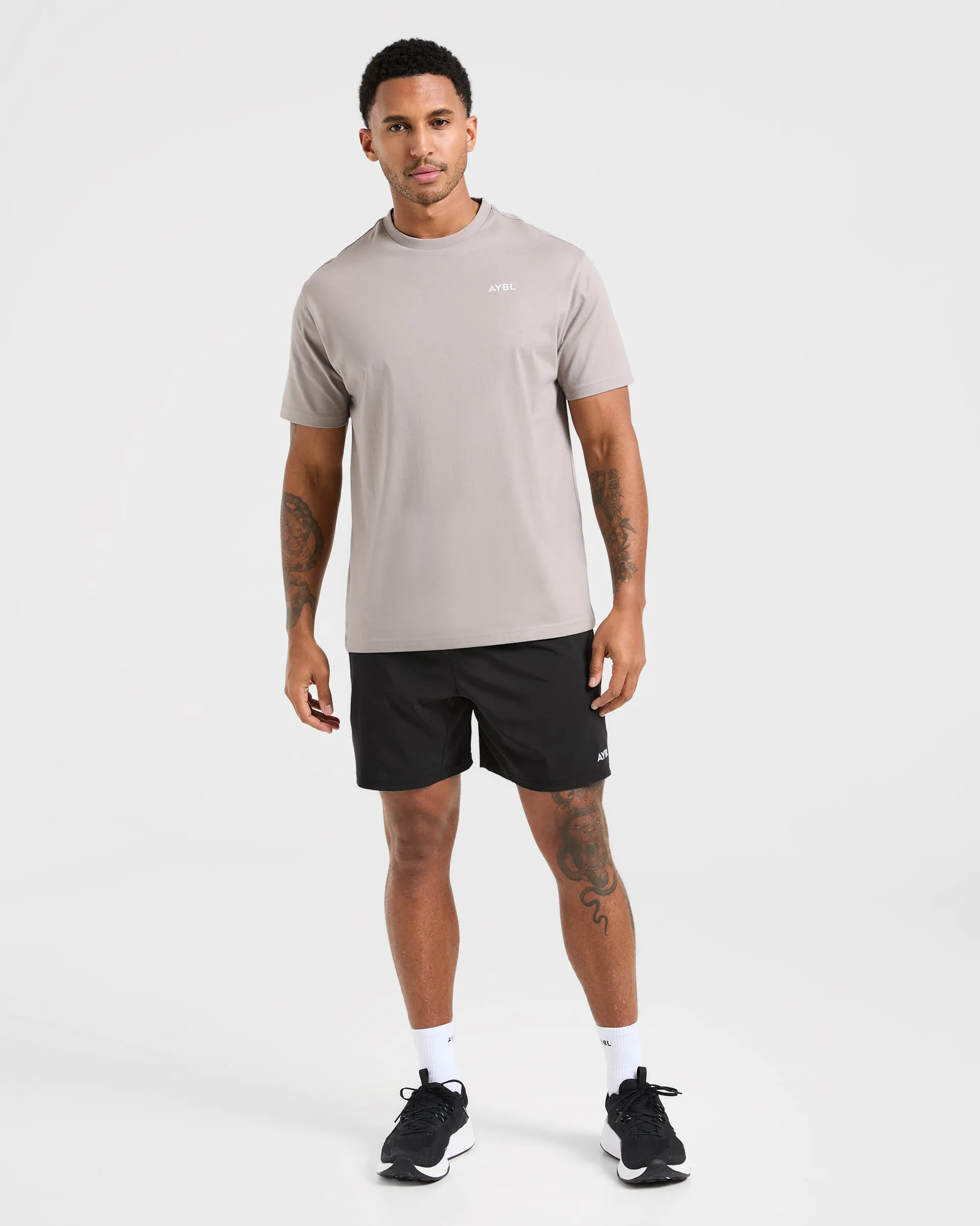 Active Trend Look Essential T Shirt - Fog