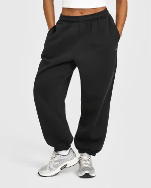 Foundations Oversized Joggers | Black All Day Comfort Waistband Quick Cool Convertible legs
