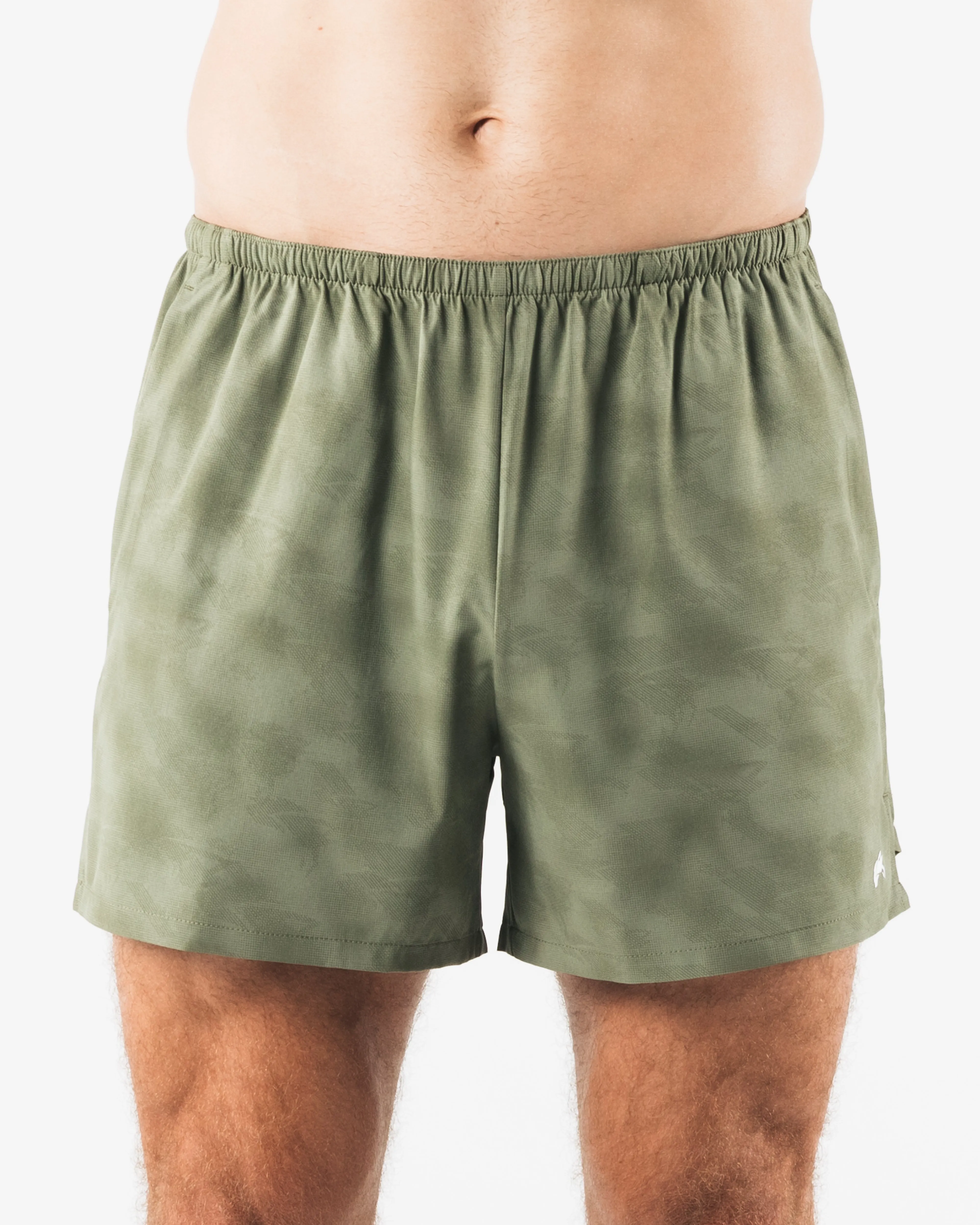 Dynamic Short - Reseda Print Snag Free Fabric