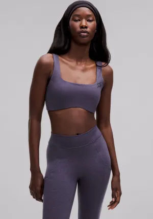 Solid sports outfit Accessorized seams Soft Sueded Bra | Light Support, B/C Cup