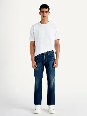Men's 511 Blue Slim Fit Mid Rise Jeans Sharp Comfort Morning Ready