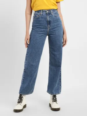 Style Blend Women's Blue Loose Fit Low Rise Jeans