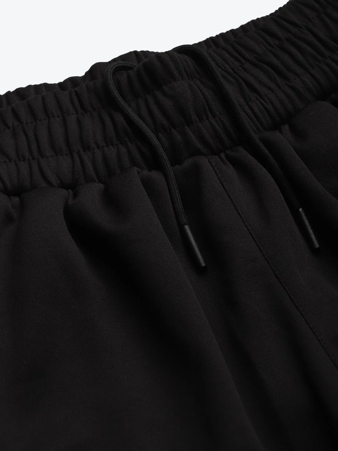 TaperedLeg Smart Casual Alcis Women Solid Black Track Pant