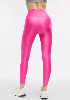 Cadent Shimmer Glaze High Rise Pocket Legging Summer Wear Minimalist Style High Waist Comfort Seeker