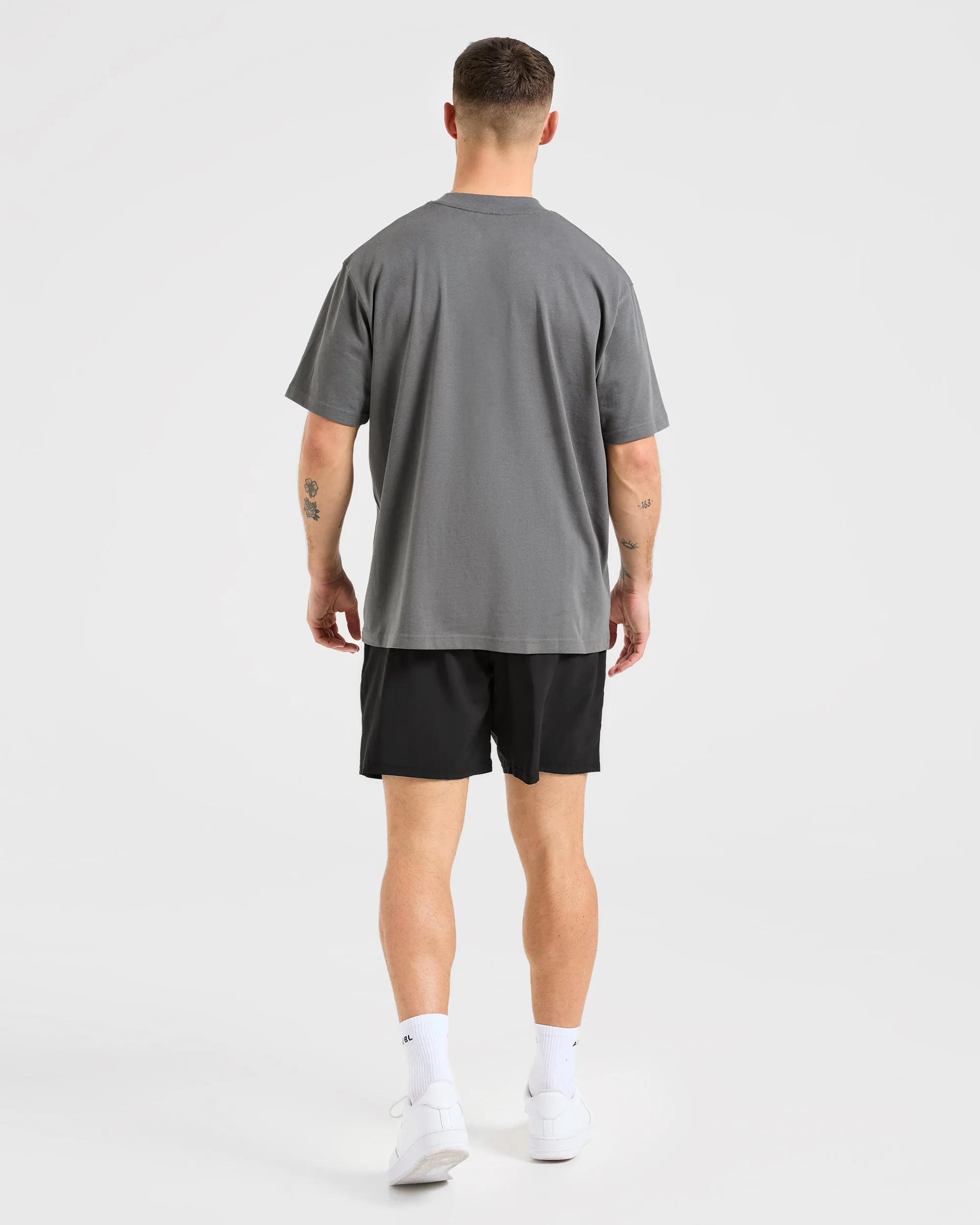 Trendy Look Ultra Soft Waistband Core 7" Shorts - Black