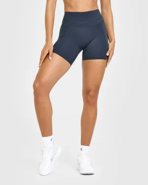 Anti Wrinkle Unified High Waisted Pocket Shorts 6" | True Blue Chill Look healthcare industry