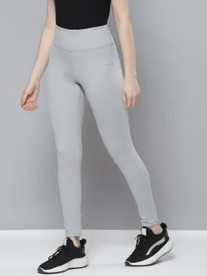 Alcis Women Grey Solid Tights Fit Shape