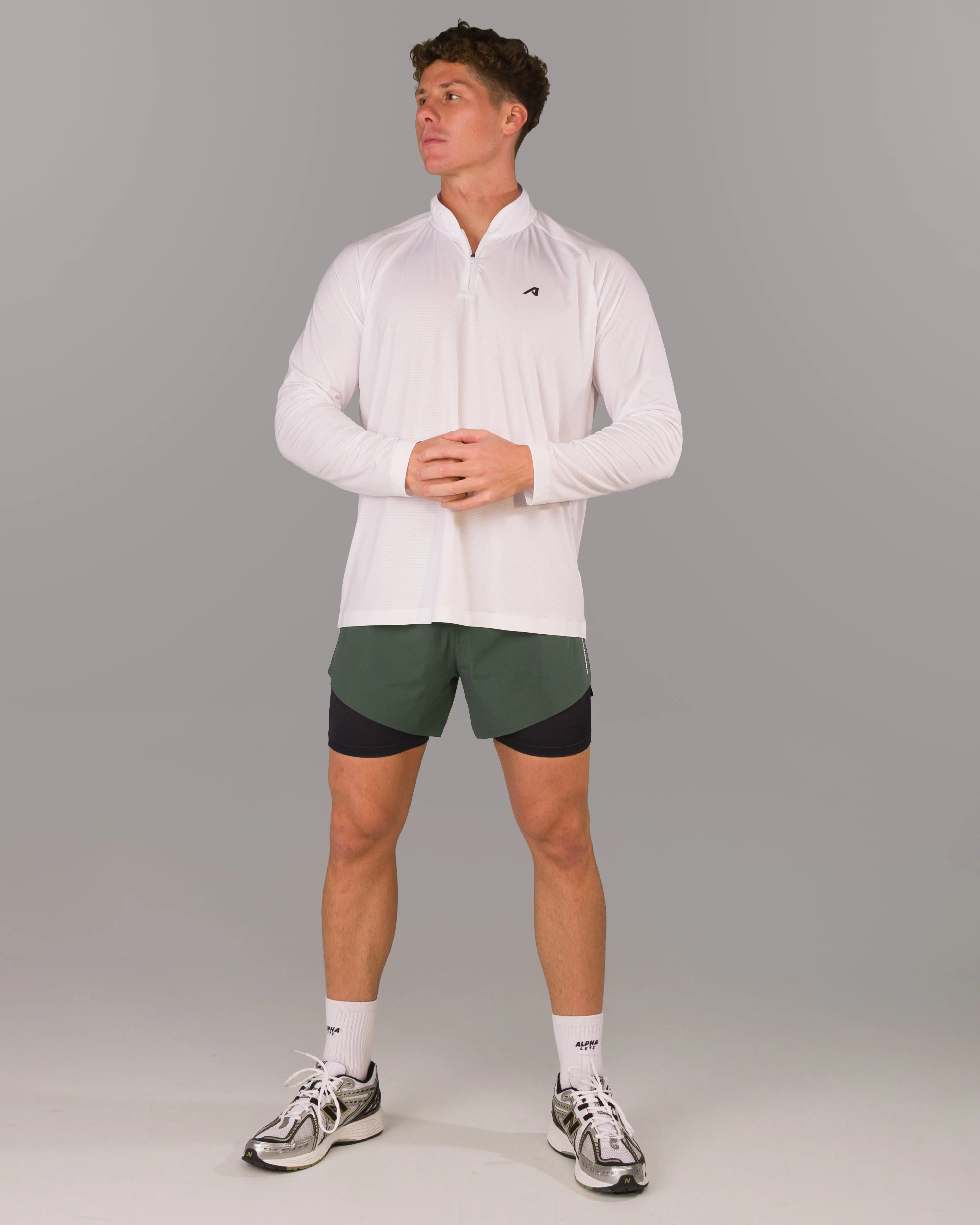 Flex Short - Moss Modern Cut Wide Leg Opening