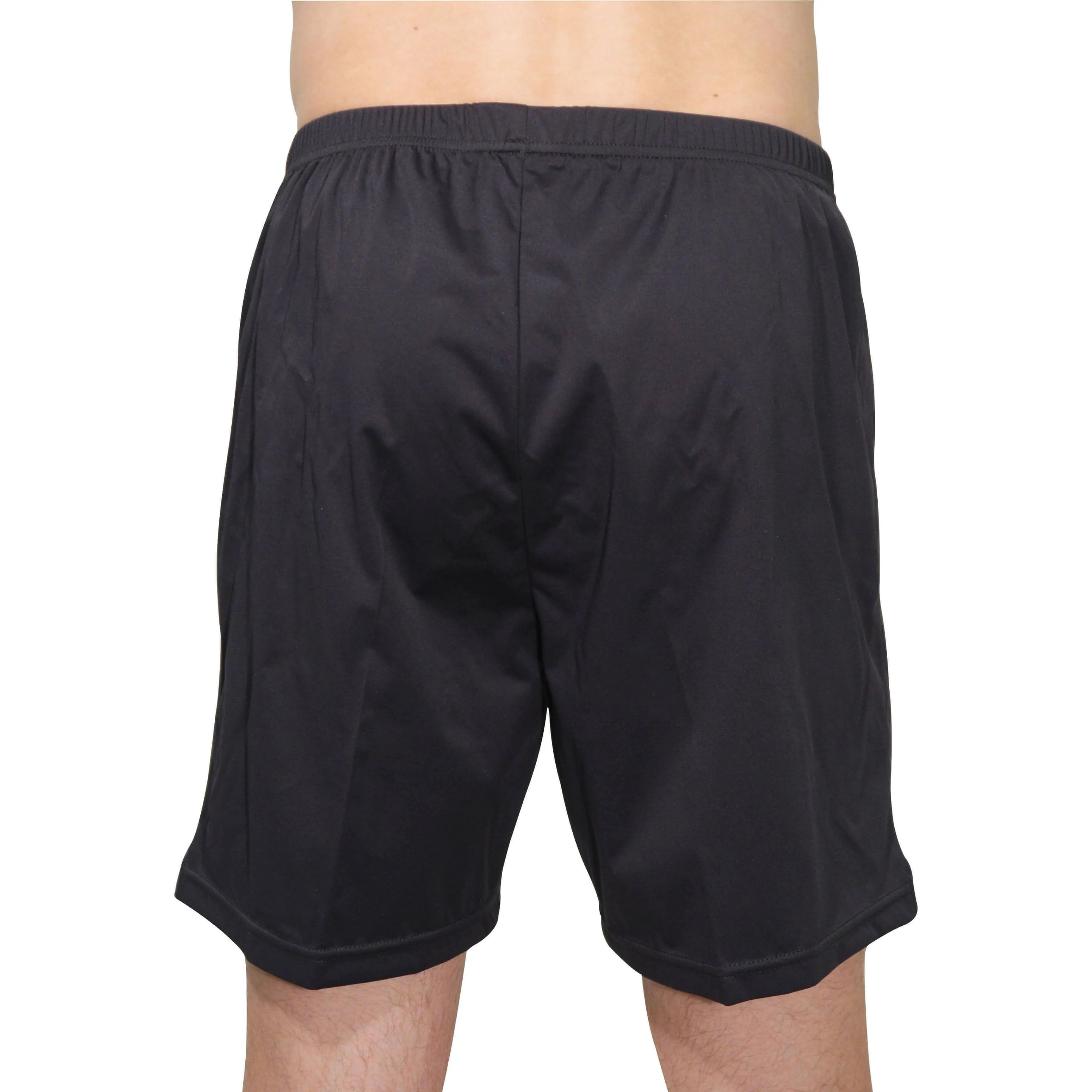 More Mile Weather Proof Mens Running Shorts - Black On-The-Go Style High Rise Waist
