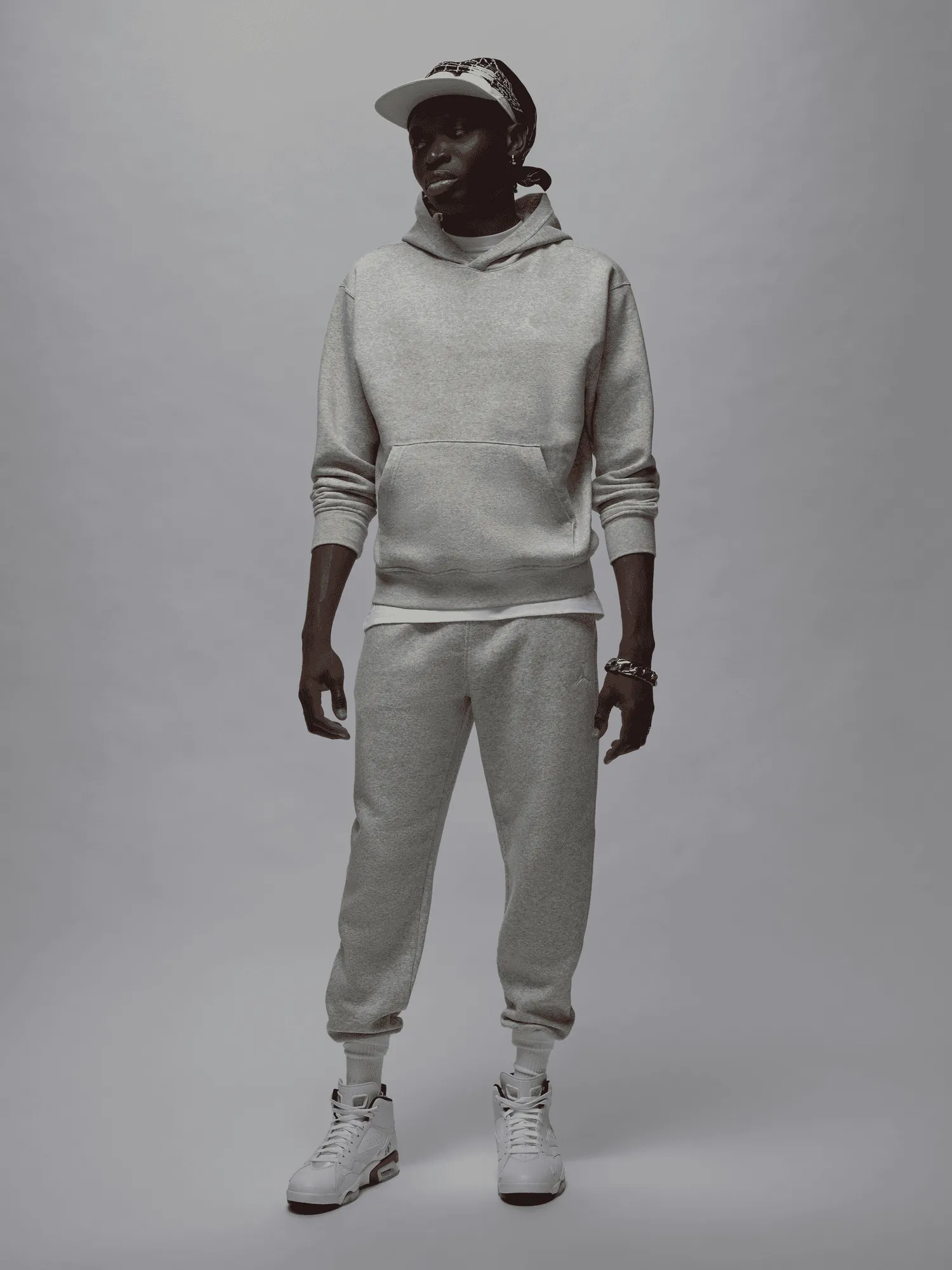 Cozy Feel Feminine Style Jordan Brooklyn Fleece Hoodie