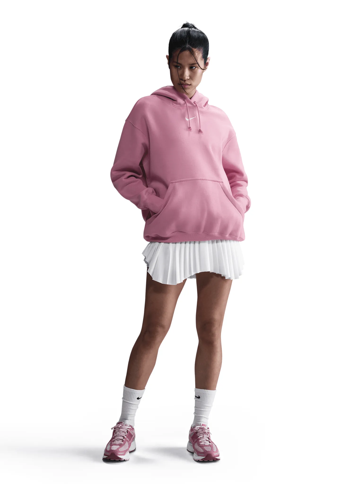 Durable Reinforced Hood Relaxed Outfit Phoenix Fleece Oversized Pullover Hoodie