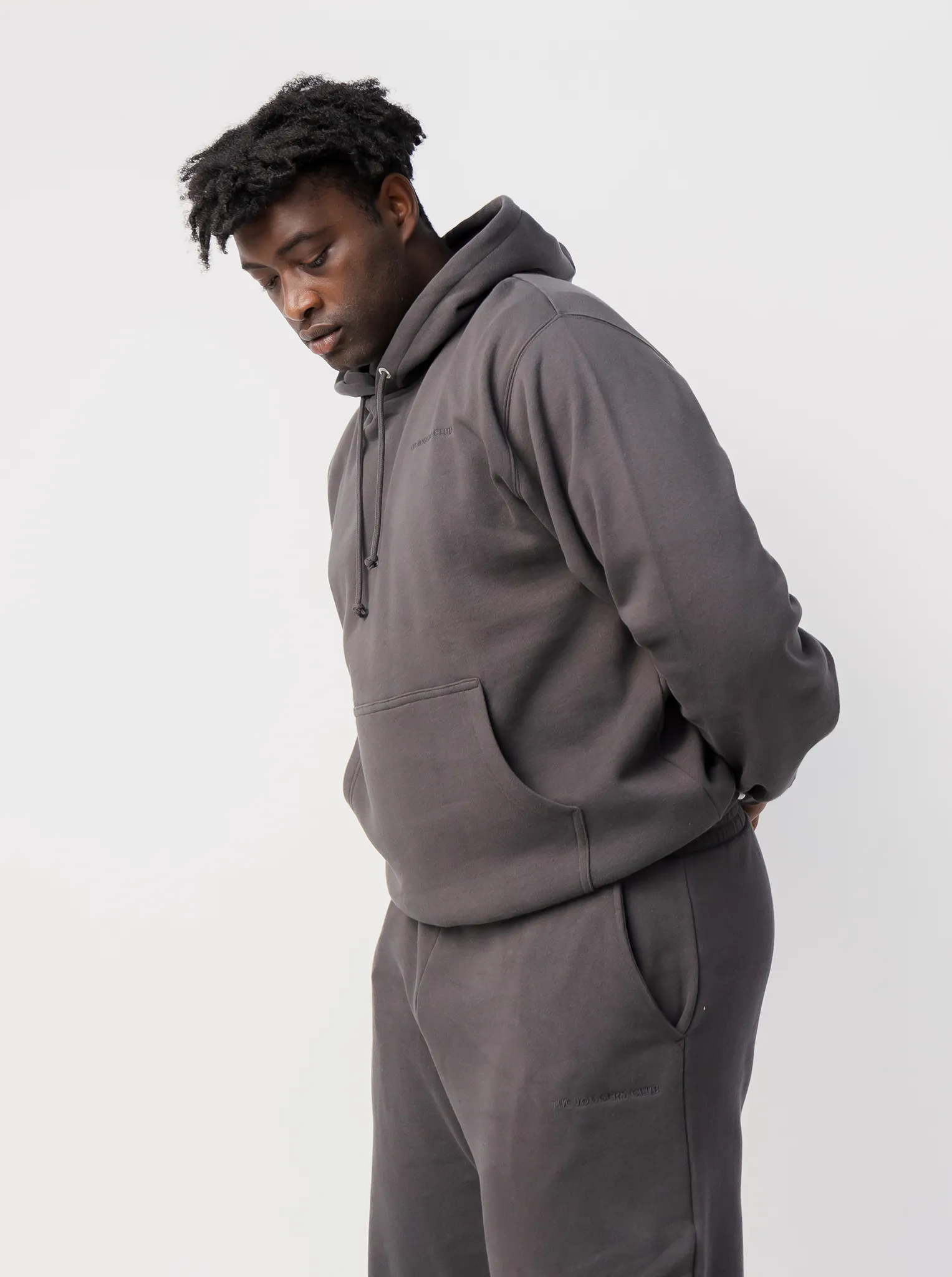 Drop Shoulder Design Durable Quality Classic Hood in Washed Black