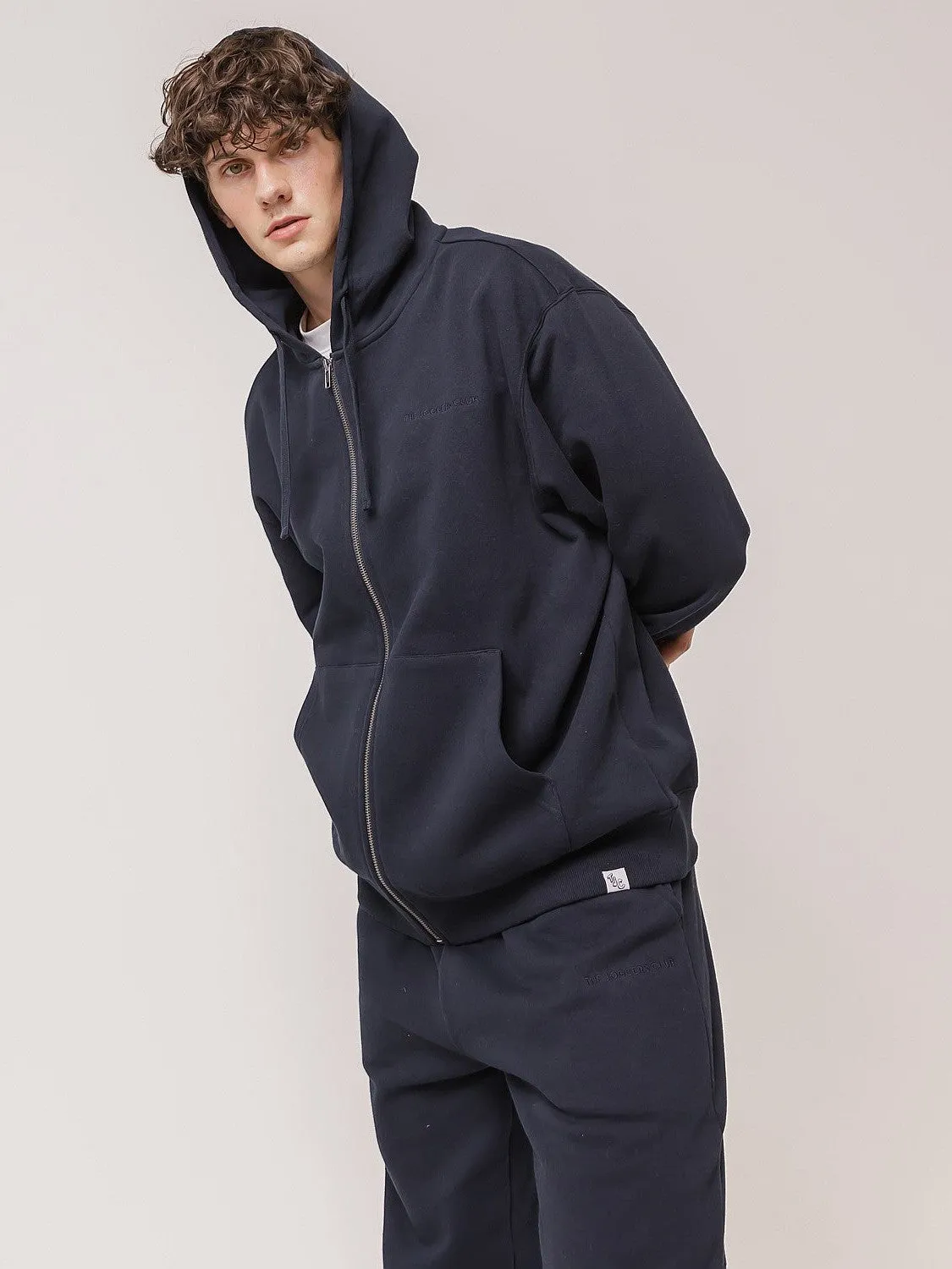 Classic Full Zip in Midnight Navy Errand Day Brushed Interior