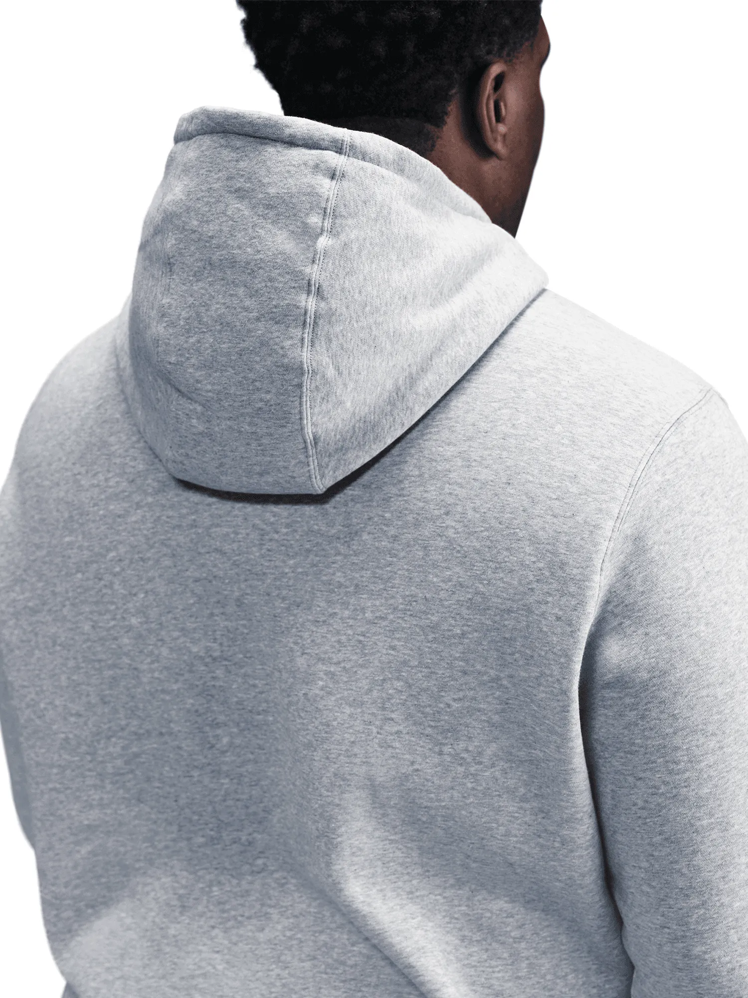Pullover Fleece Hoodie Reinforced Shoulder Panels