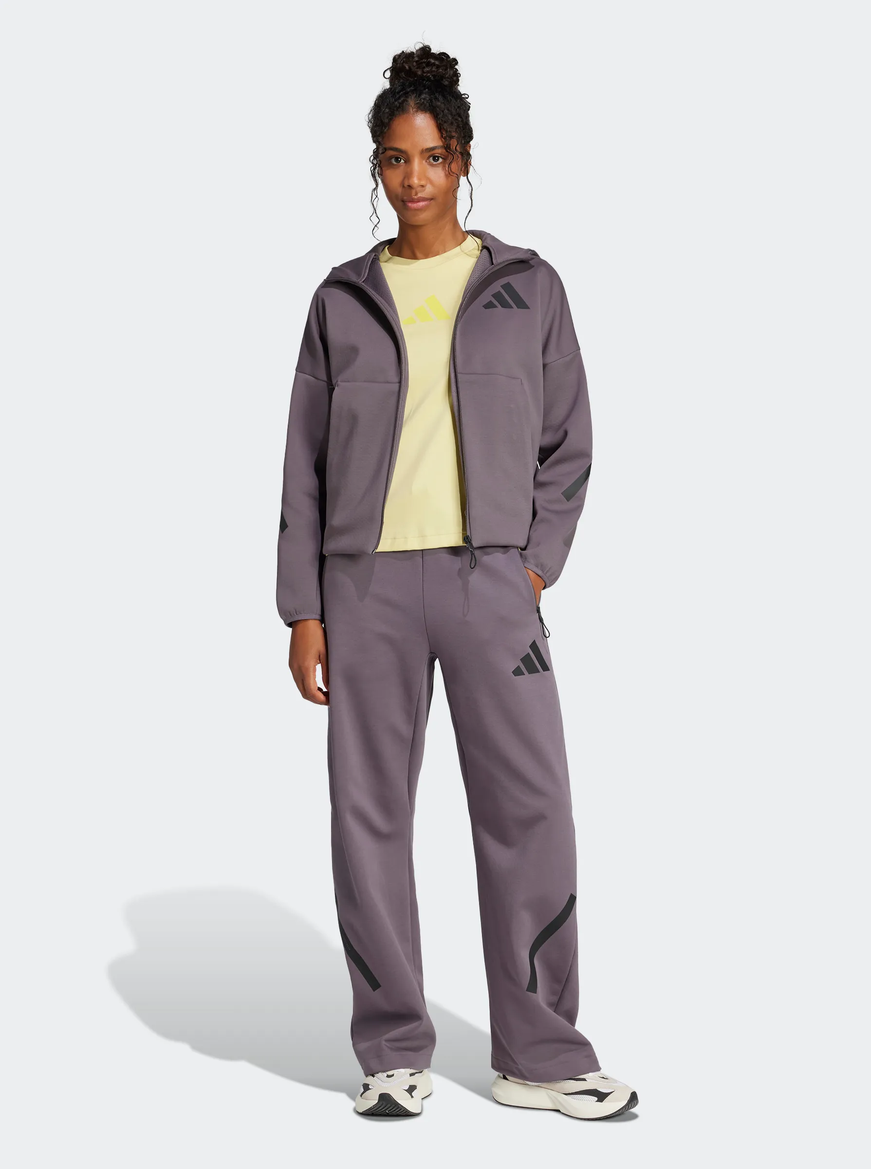 Z.N.E. Full-Zip Hoodie Distressed finish Street Comfort