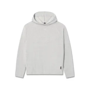 1054. Towel Terry Reversible Hoodie - Heather Grey Thermal Lining Urban Utility