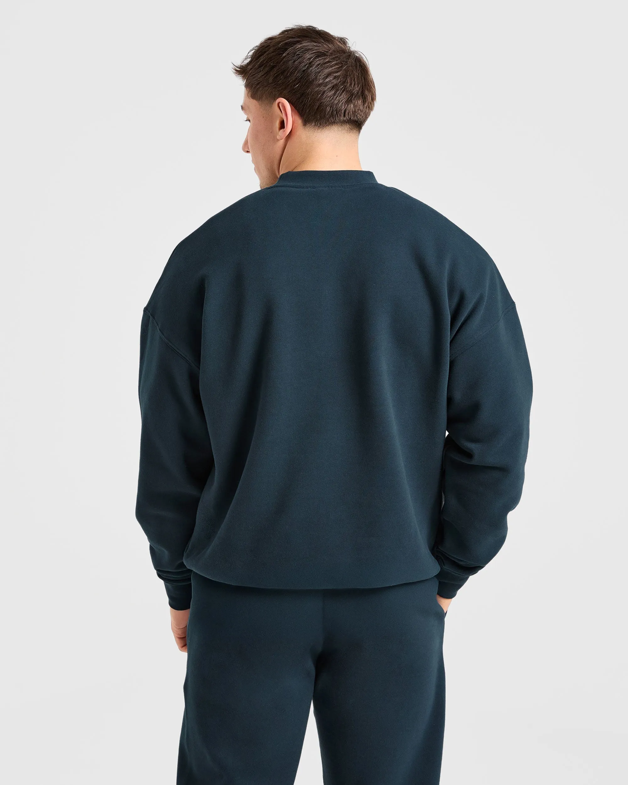 Nursing wear Cool Weather Wear Essential Oversized Sweater - Navy