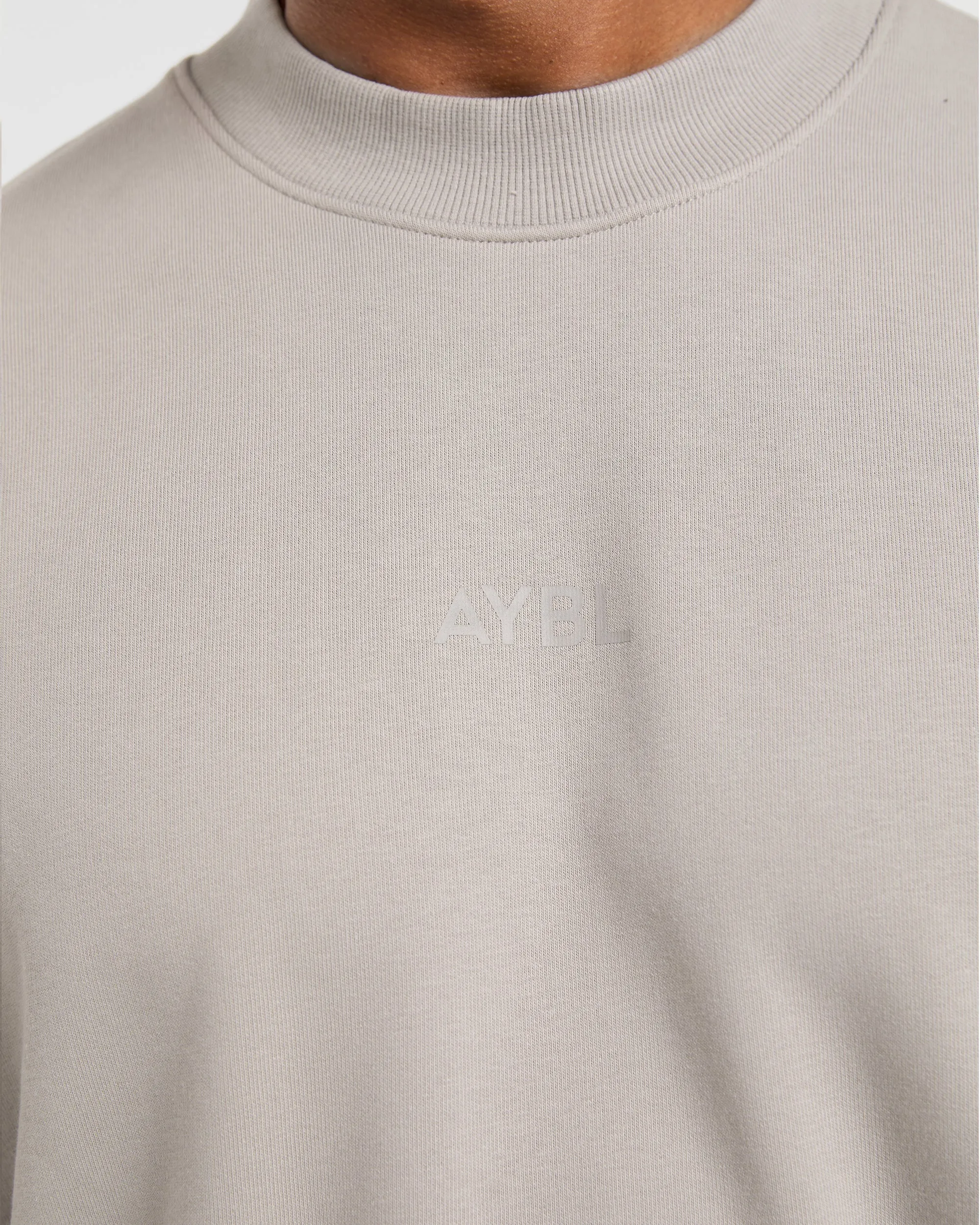 Craft Oversized Sweater - Fog Minimalist Outfit