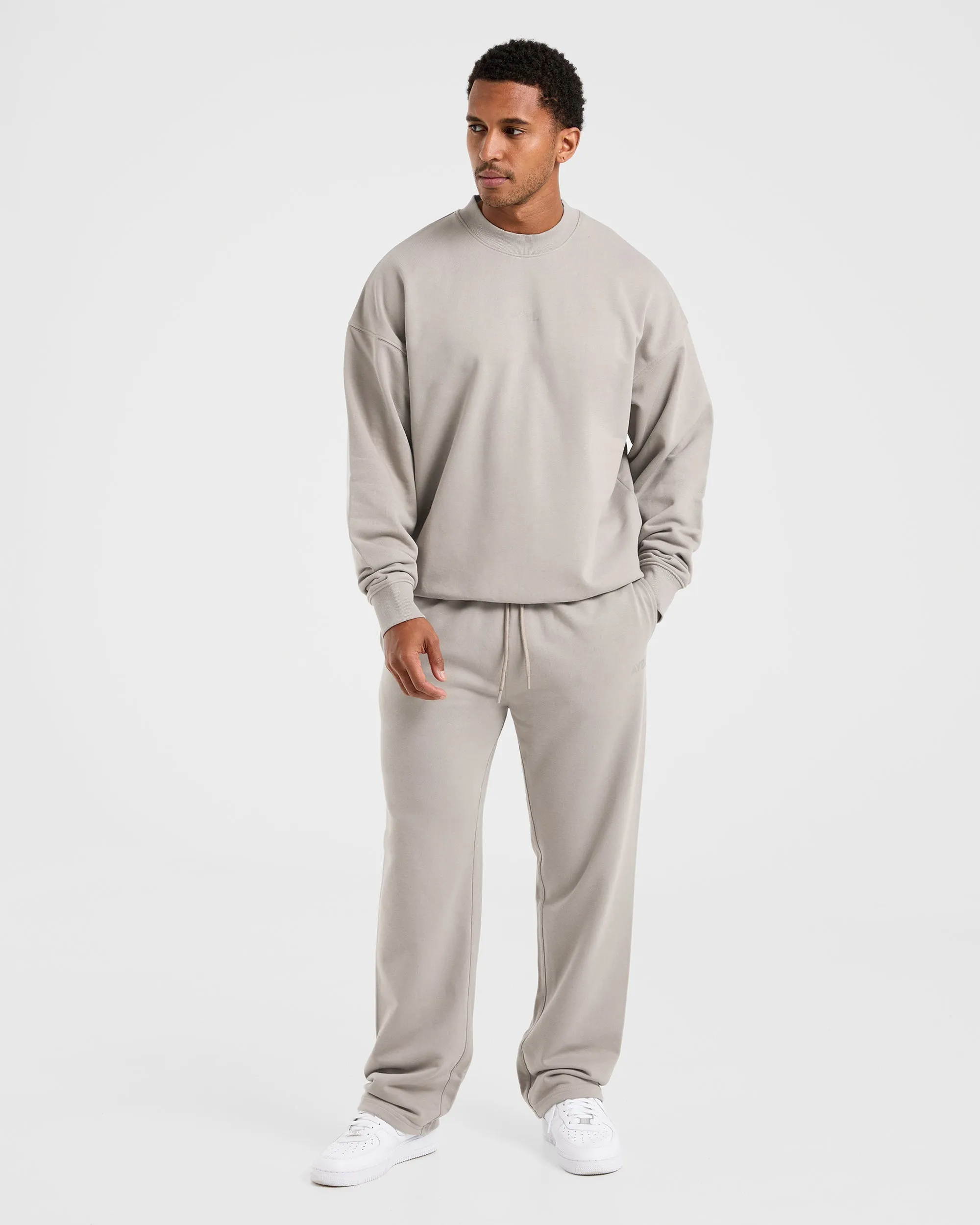 Craft Oversized Sweater - Fog Silkiness Cool Weather Wear