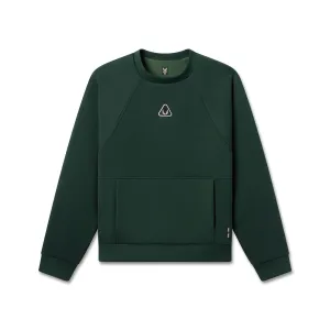 Bactrian camel like Water-resistant 1020. Dri-Core? Oversized Crewneck - Forest Green