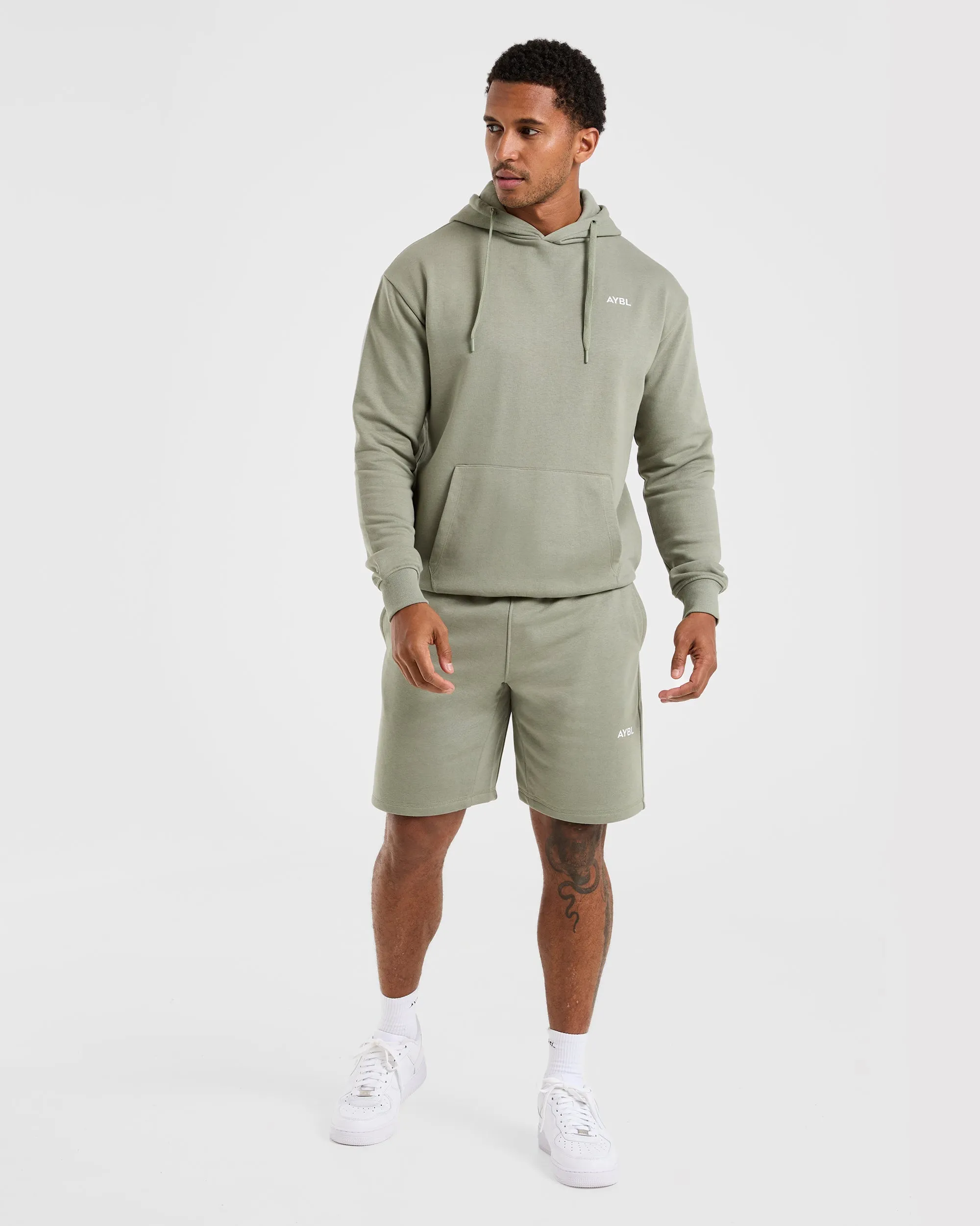 Essential Lightweight Hoodie - Washed Sage Bold colors Street Ease
