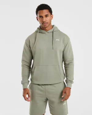 Feathery accents Home Office Attire Essential Lightweight Hoodie - Washed Sage