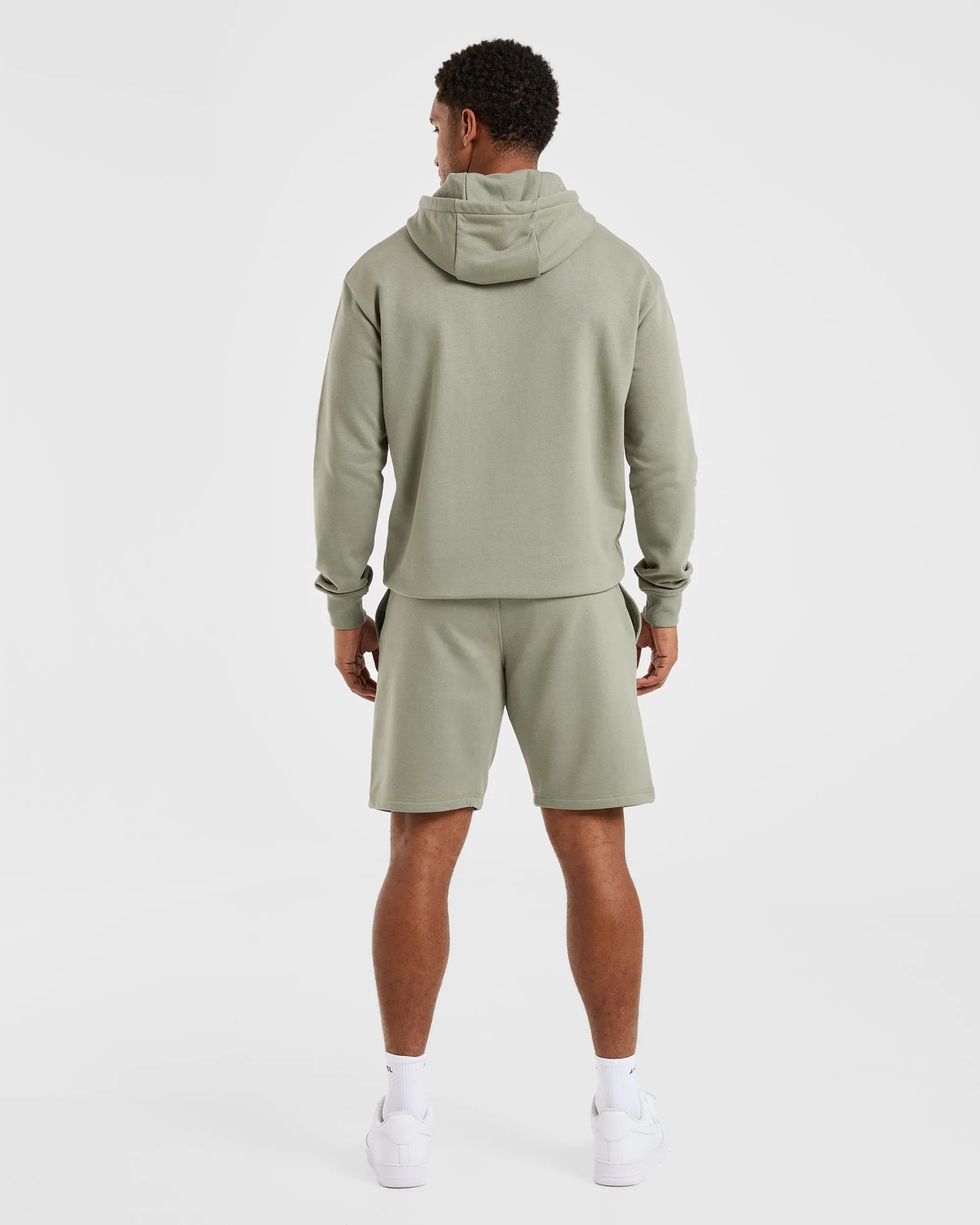 Street Spirit Essential Lightweight Hoodie - Washed Sage