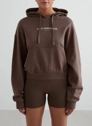 Macchiato Varsity Chunky Terry Hood Peacock like