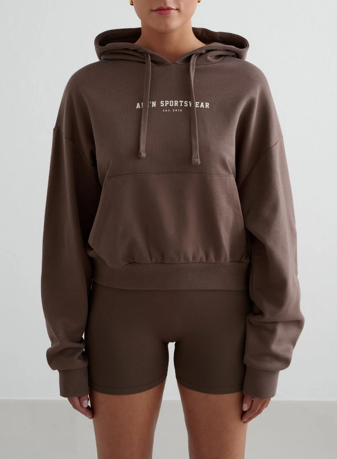 Macchiato Varsity Chunky Terry Hood Peacock like