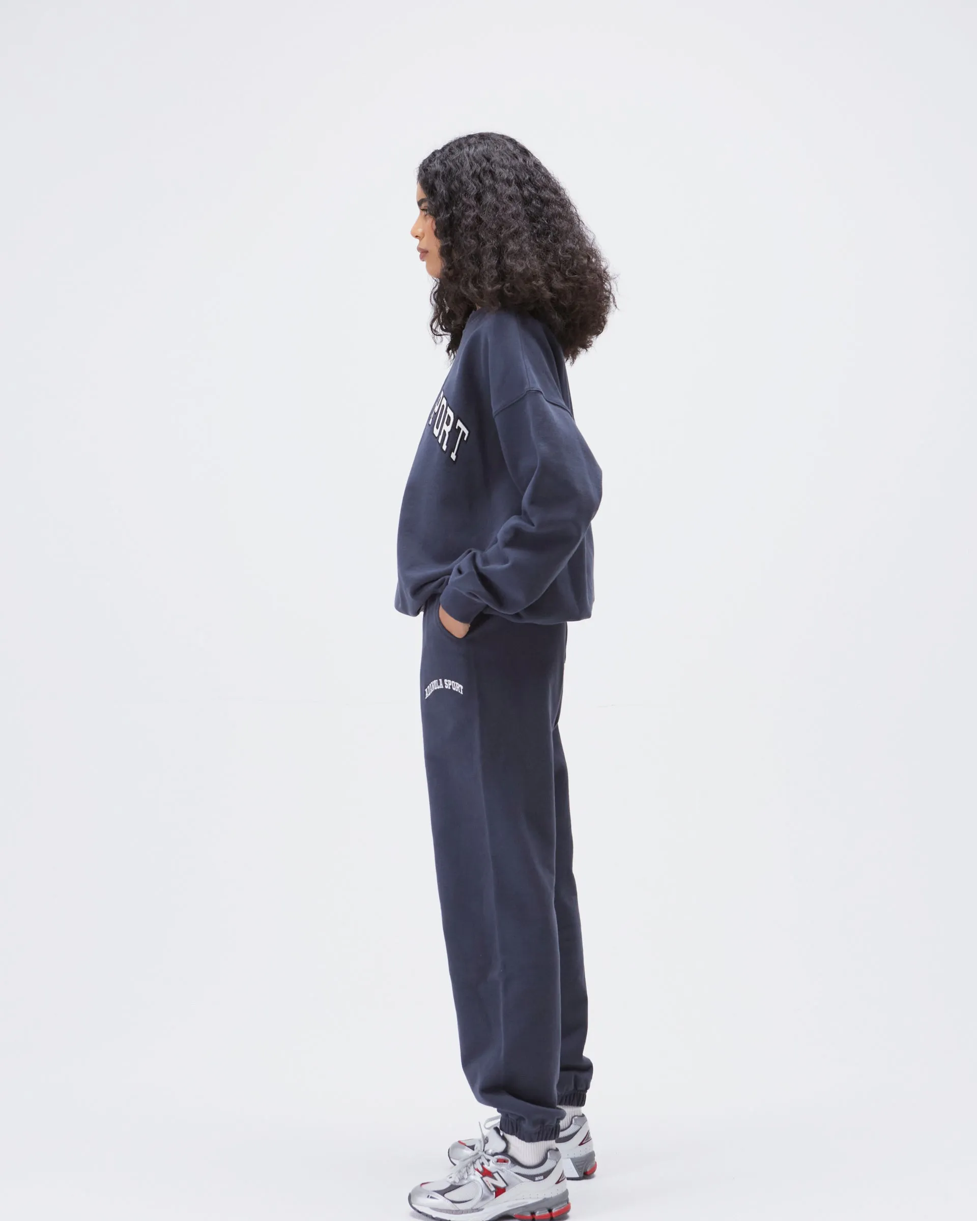 Outdoor Friendly Anti Cling Finish AS Sweatpants - Midnight Blue
